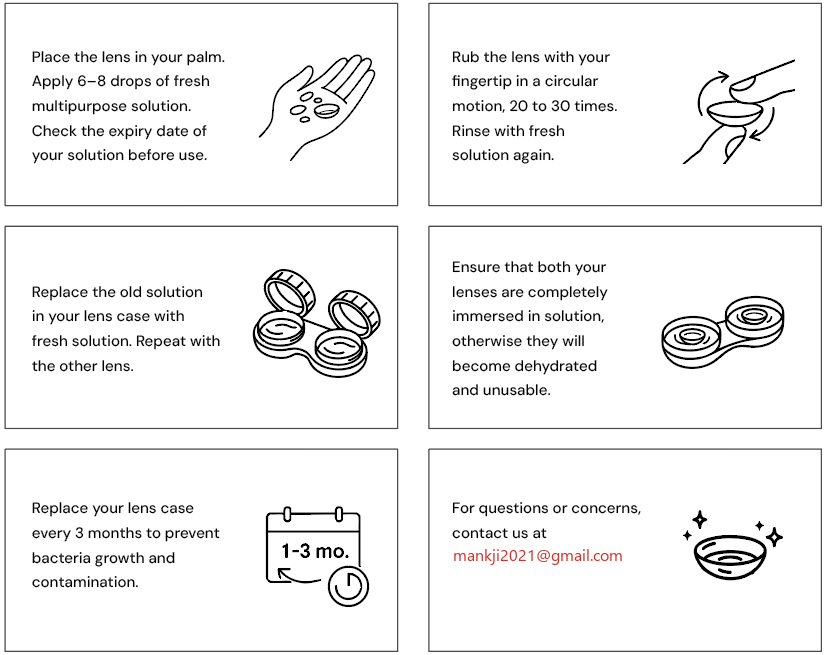 EyeLensy lens wearing guide – step 3