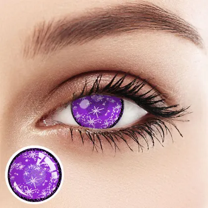 EyeLensy Sparkle Violet  | 1 Year