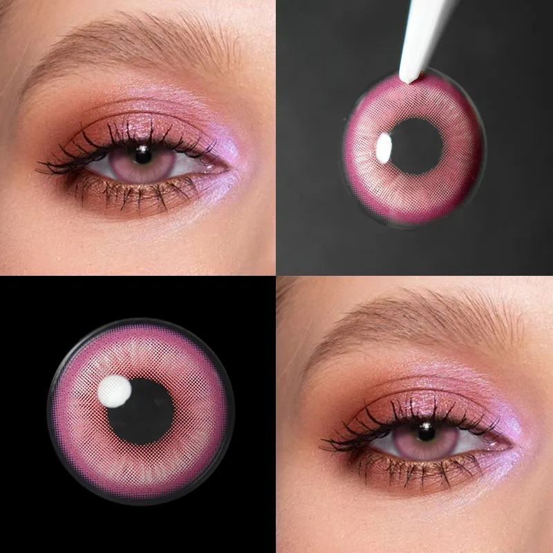 EYELENSY Baya de Coral Mágico Lentillas de Color 1 Año