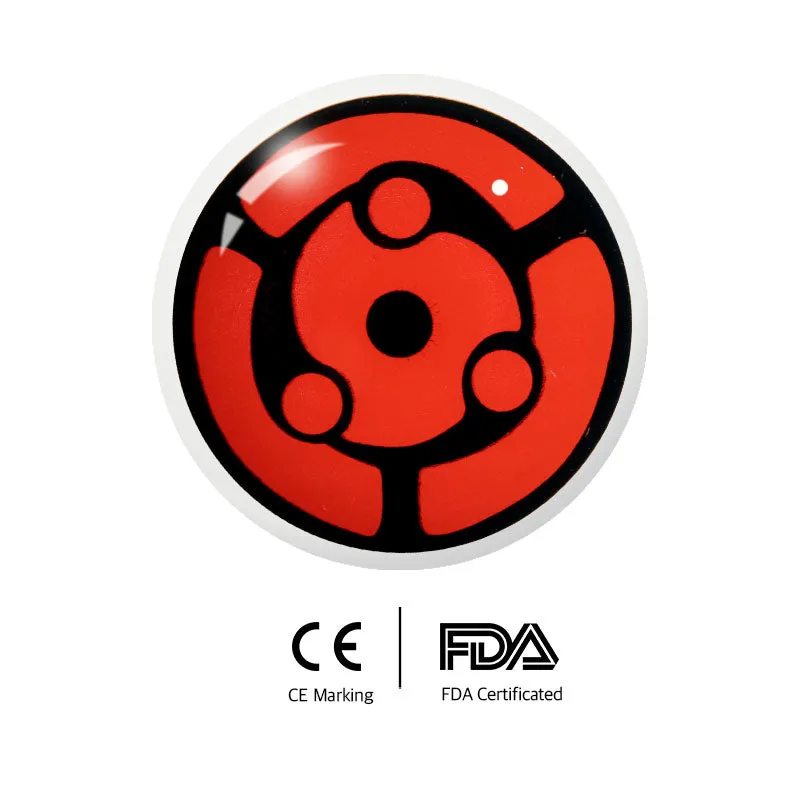 EyeLensy Mangekyou Madara Uchiha Sharingan Fargede Kontaktlinser 1 År
