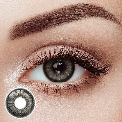 EyeLensy أسود تساقط الثلوج عدسات لاصقة ملونة سنة واحدة