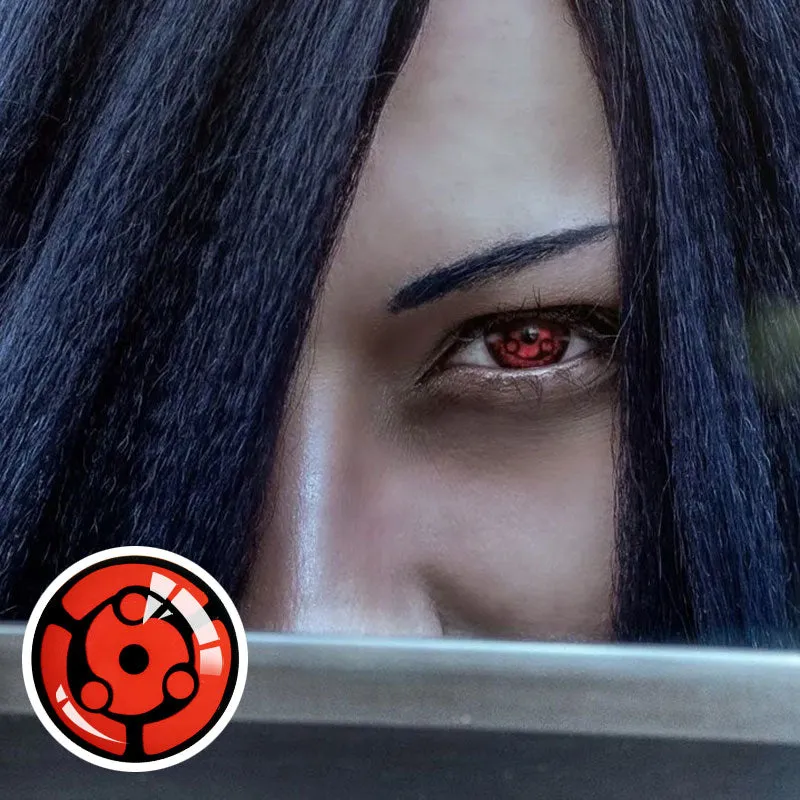 EyeLensy Mangekyou Madara Uchiha Sharingan Fargede Kontaktlinser 1 År