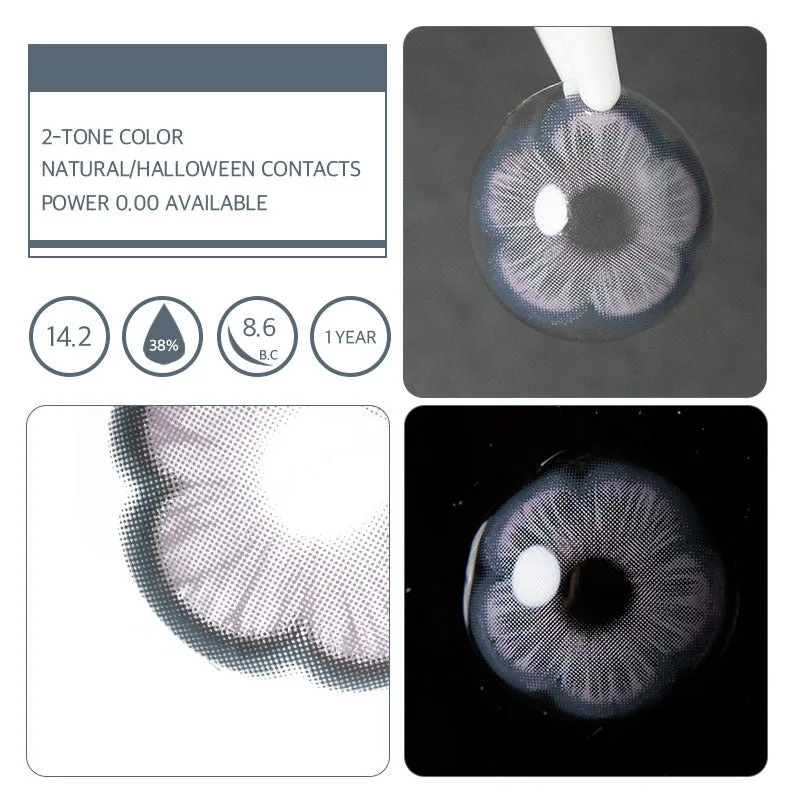 EyeLensy Sakura Blue Grey  | 1 Year