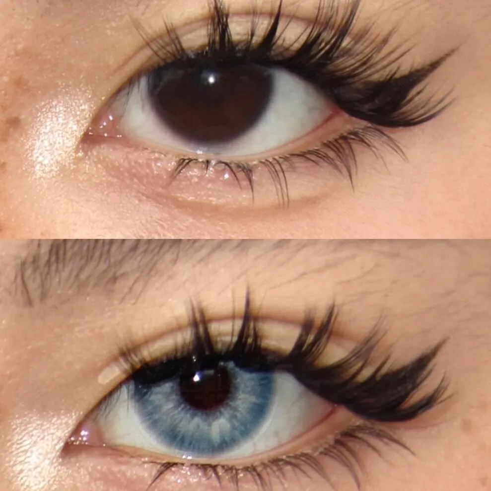 EyeLensy Blå krets Färgade Kontaktlinser 1 År