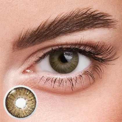 EyeLensy New York II Grey Brown  | 1 Year