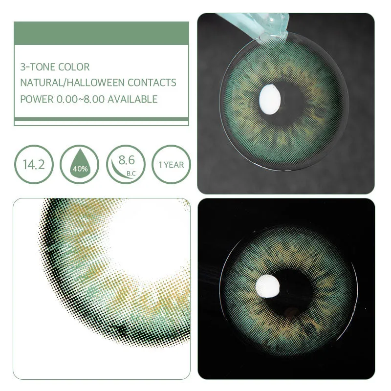 EYELENSY Aegean Sea Green  | 1 Year