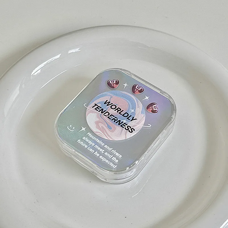 Dreamy Iridescent Cloud Transparent Lens Case | Accessory