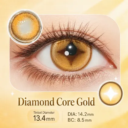 EyeLensy Diamond Core Gold | 1 Day