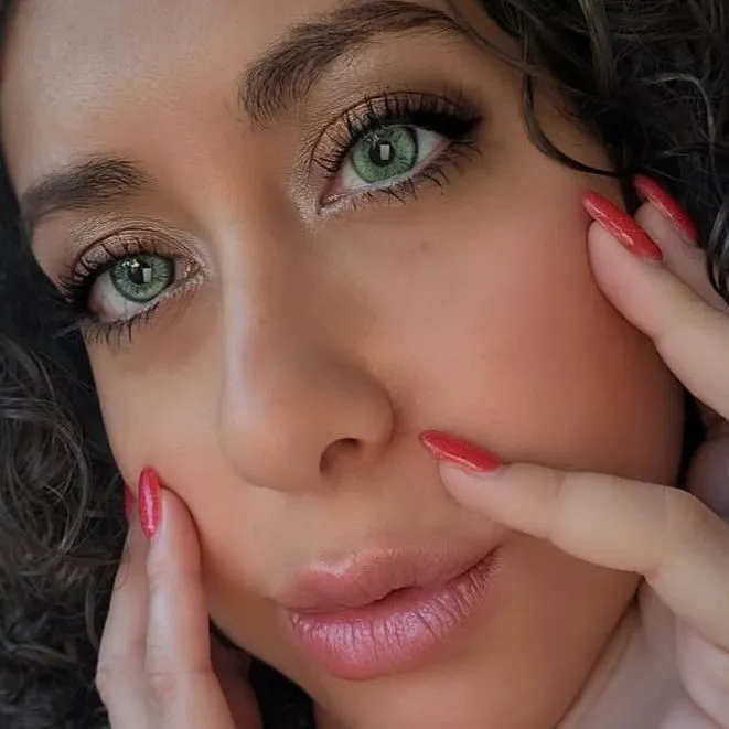 EyeLensy Perola Green Έγχρωμοι Φακοί Επαφής 1 Έτος