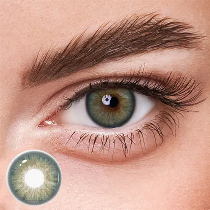 EyeLensy Melez Yavru Kedi Yeşili Renkli Lensler 1 Yıl