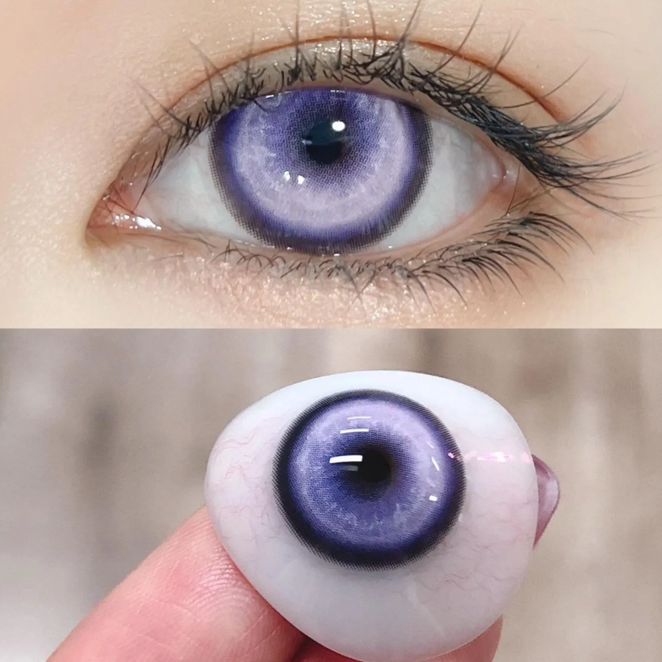 EyeLensy Nebula Purple | 6 Months