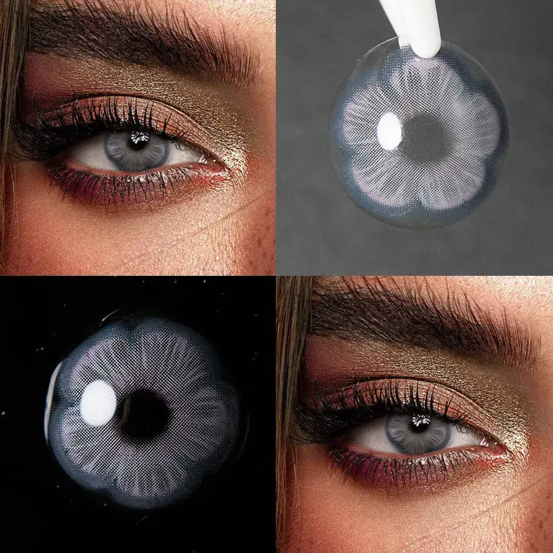 EyeLensy Sakura Blue Grey  | 1 Year
