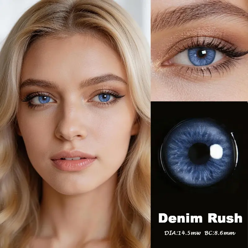 EyeLensy Cannesin Sininen Värikontaktit 1 Vuosi