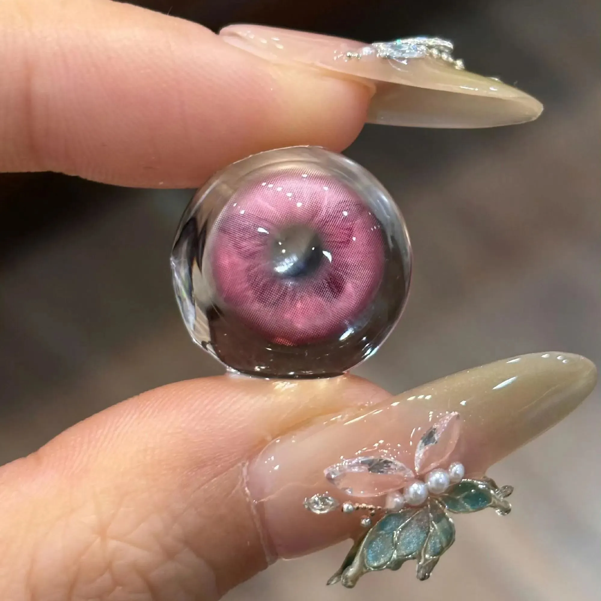 EYELENSY 오션 윙스 핑크 색렌즈 서클렌즈 6개월