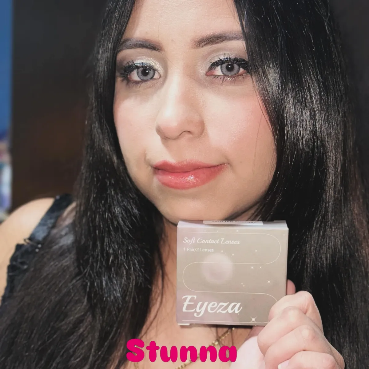EYELENSY Stunna Girl Šedá Barevné Kontaktní Čočky 1 Rok