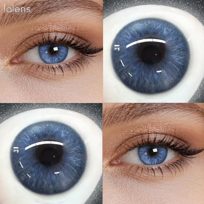 EyeLensy Cannesin Sininen Värikontaktit 1 Vuosi