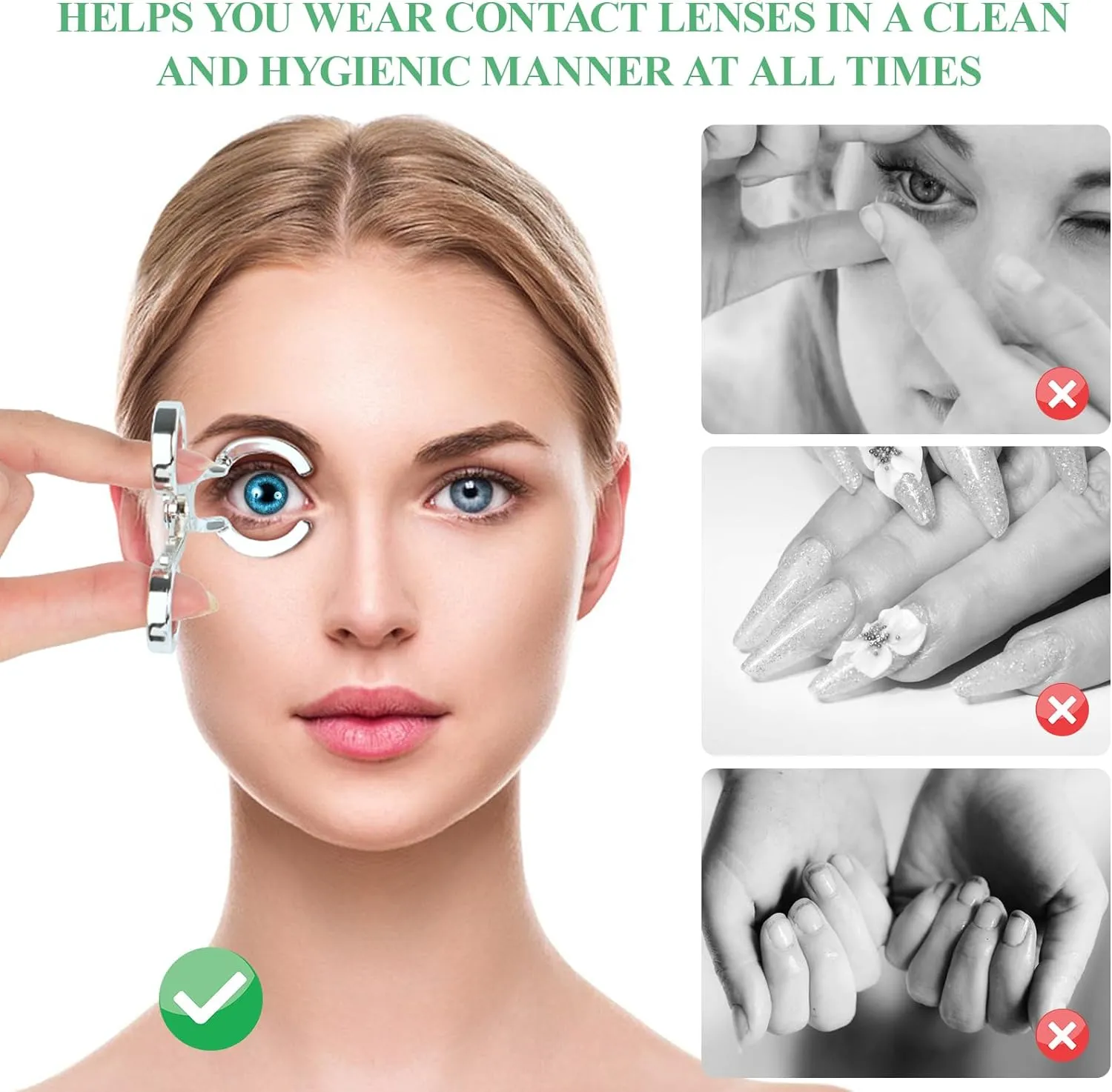 Écarteur de paupières Lentilles de Couleur