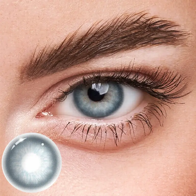 EYELENSY Asul na Hindi Nasabing Mirage Colored Contact Lenses 1 Taon