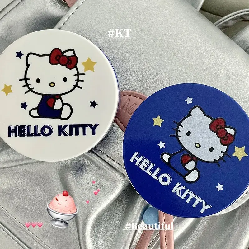 Hello Kitty Round Cute Cartoon Contact Lens Case Кольорові Контактні Лінзи