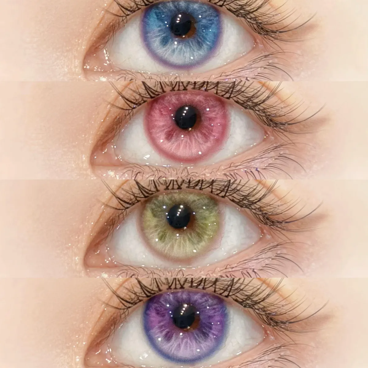 EYELENSY 오션 윙스 핑크 색렌즈 서클렌즈 6개월