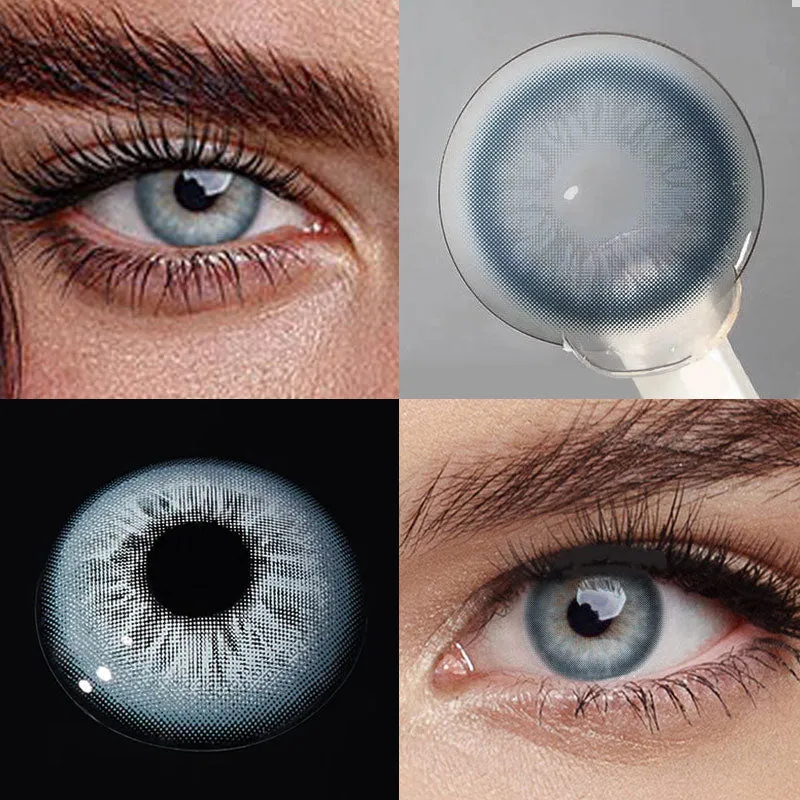EYELENSY Asul na Hindi Nasabing Mirage Colored Contact Lenses 1 Taon